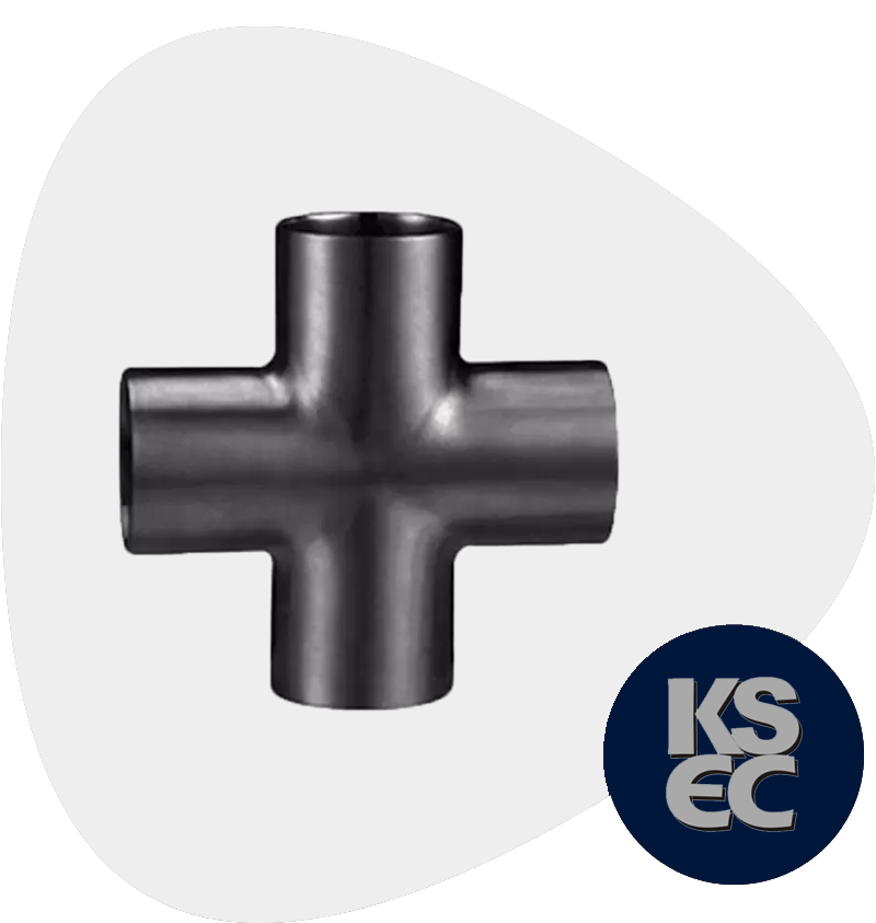 Carbon Steel Butt weld Straight Cross / Tees