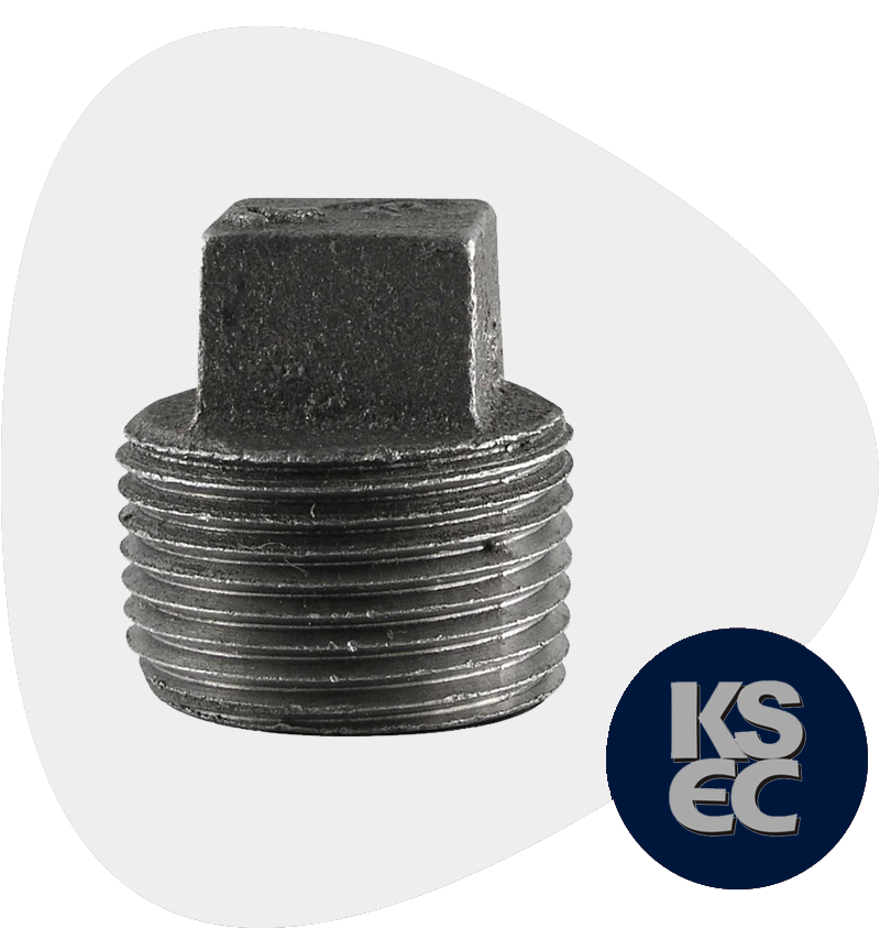 Carbon Steel Forged Threaded Square Head Plugs