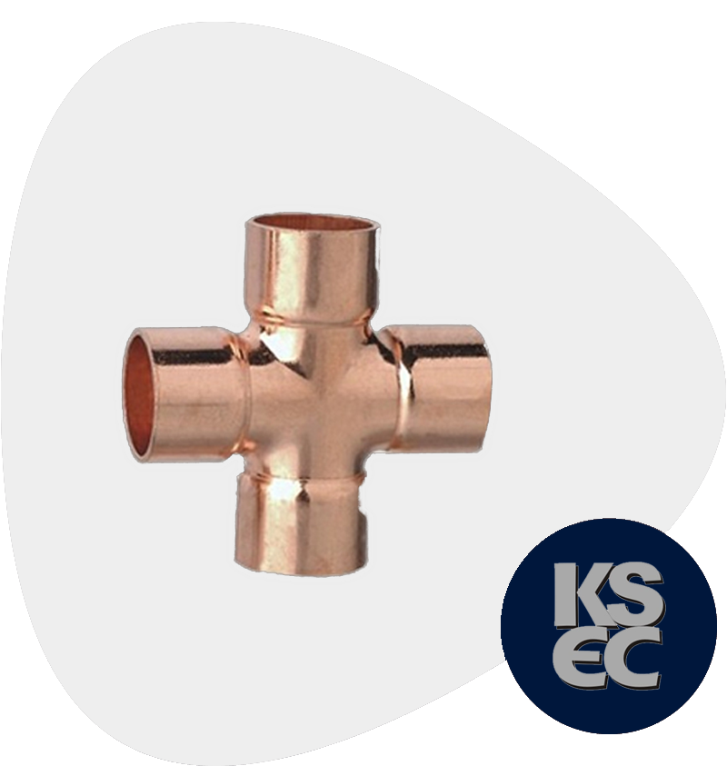 Cupro Nickel Butt weld Straight Cross / Tees