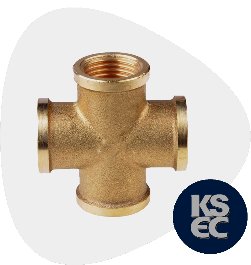 Cupro Nickel Forged Threaded Cross