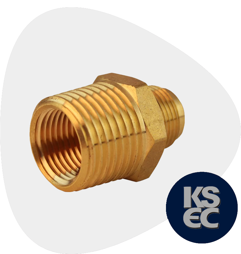 Cupro Nickel Forged Threaded Hex Nipple