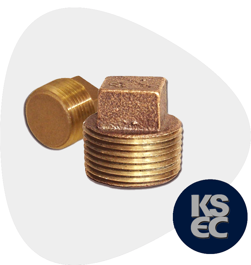 Cupro Nickel Forged Threaded Square Head Plugs