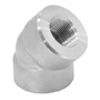 Duplex / Super Duplex Forged Threaded 45 Degree Elbow