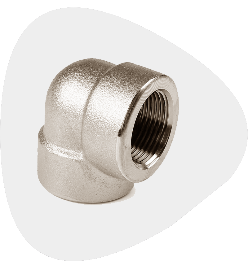 Duplex/Super Duplex Steel Forged Threaded 90° Elbow