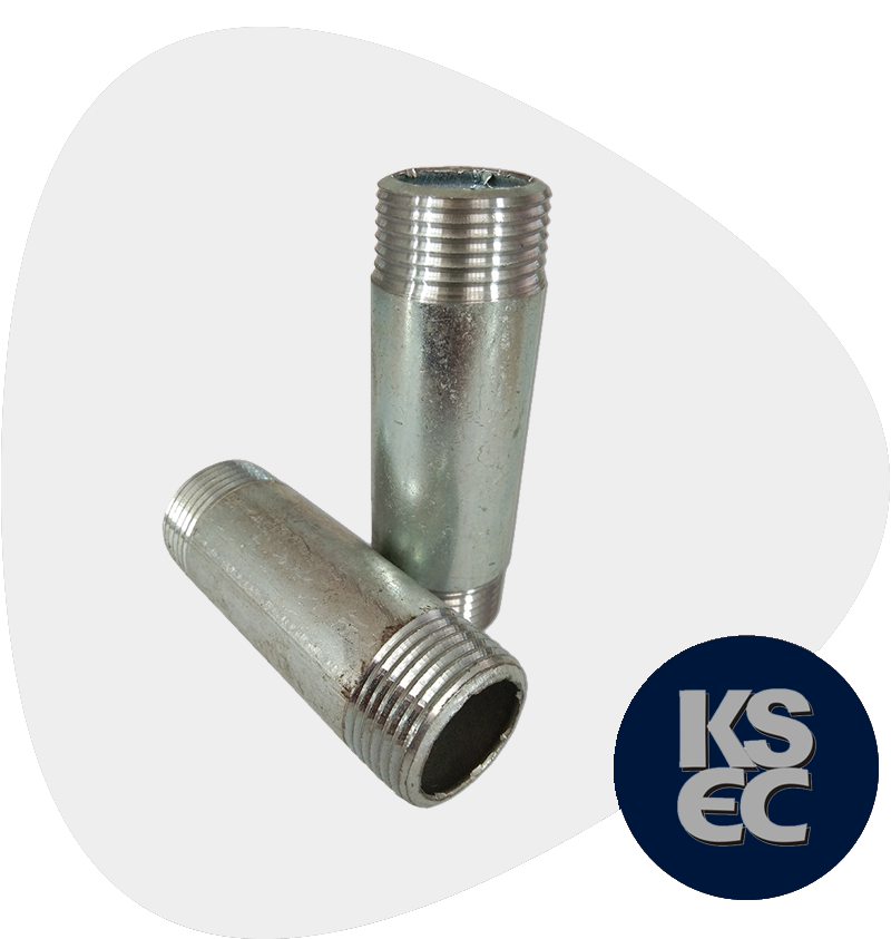 Duplex/Super Duplex Steel Forged Threaded Pipe Nipple