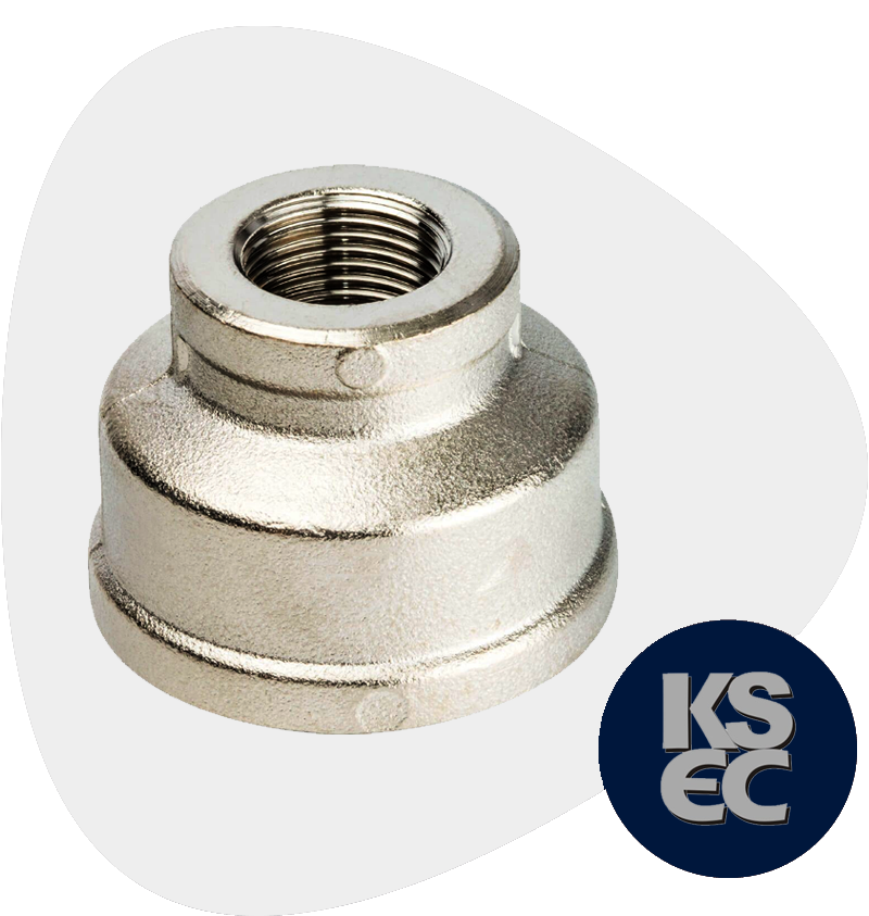 Duplex/Super Duplex Steel Forged Threaded Reducing Coupling