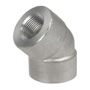 High Nickel Alloy Forged Threaded 45° Elbow