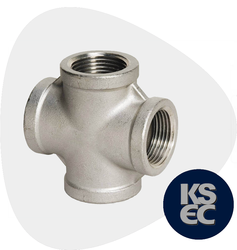 High Nickel Alloy Forged Threaded Cross