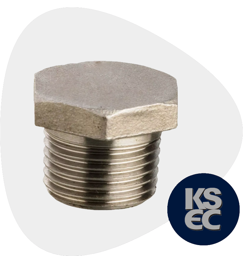 High Nickel Alloy Forged Threaded Hex Head Plugs