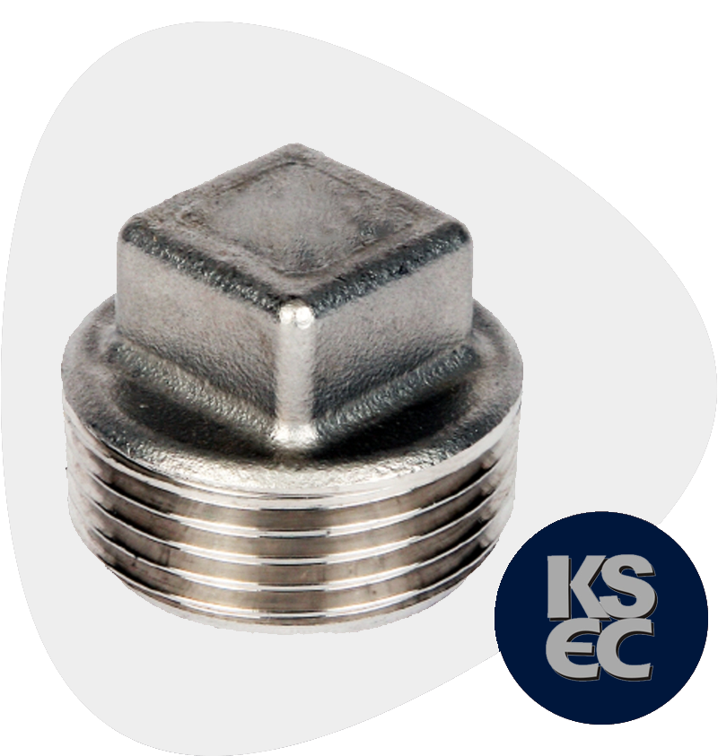 High Nickel Alloy Forged Threaded Square Head Plugs