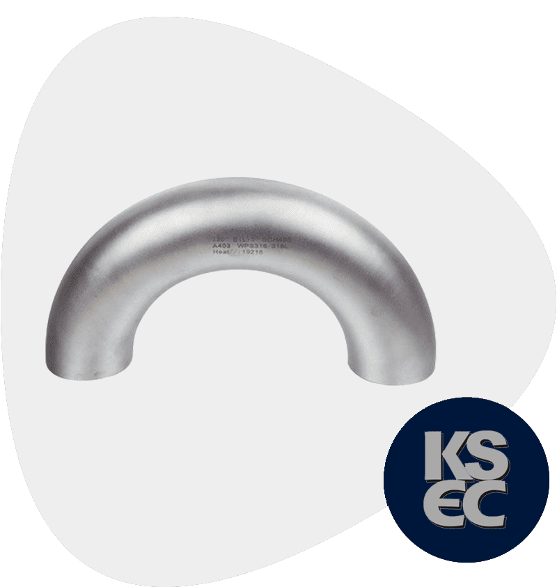 Inconel Butt weld 180 Degree Elbow