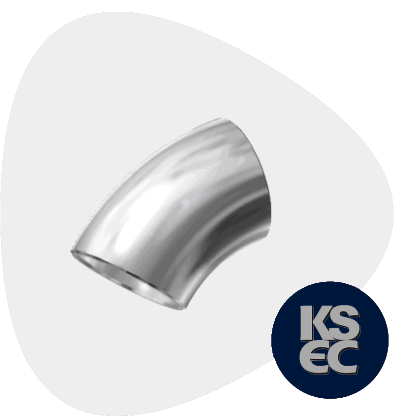 Stainless Steel Butt weld Seamless Buttwelding 45° / 90° Elbow