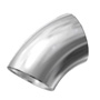 SS Buttweld 45° Long Radius Elbow