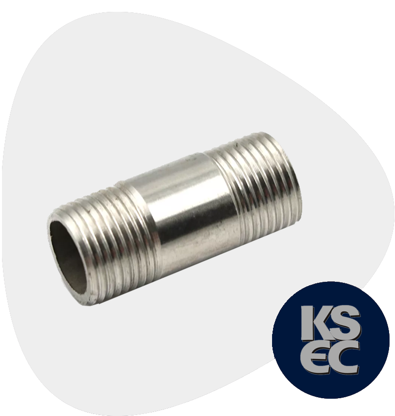 Stainless Steel Forged Threaded Pipe Nipple